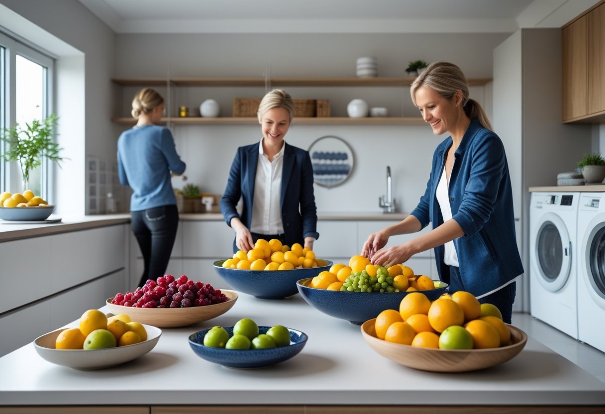 Sådan skaber du orden og stil med frugtskåle til dit bryggers