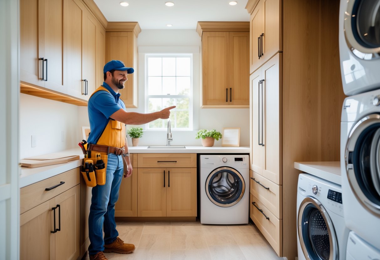 Saadan faar du skraeddersyede bryggersskabe med hjaelp fra en dygtig og lokal toemrermester